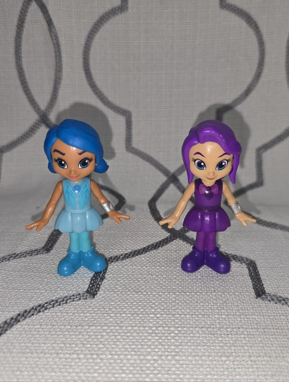 Fisher-Price Rainbow Rangers Team Rainbow Rangers Set Of 7 Mini Dolls Rare